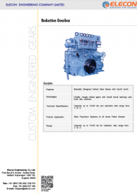 elecon product catalog for SPIRAL BEVEL GEARS -HARD CUT  