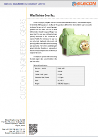elecon product catalog for SPIRAL BEVEL GEARS -HARD CUT